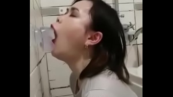 hot asian girl dildo gags her mouth