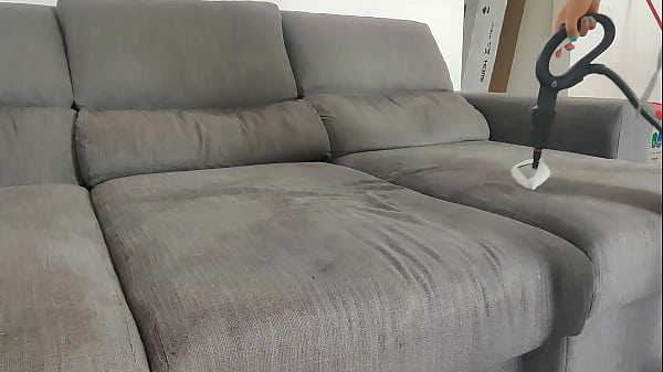 hiden camera caught cousin inside the sofa showing feet soles