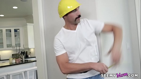 horny housewife cheats with black construction worker