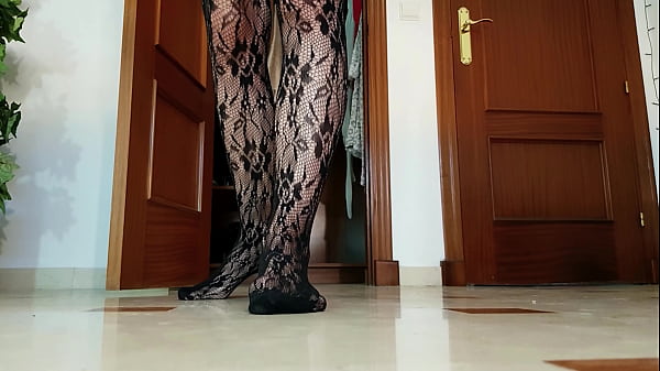 sexy feet modelling lingerie