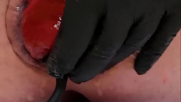 extreme anal and pussy prolapse after bizarre dp