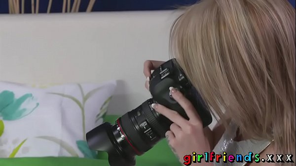 girlfriends hot blondes get sexy with new camera