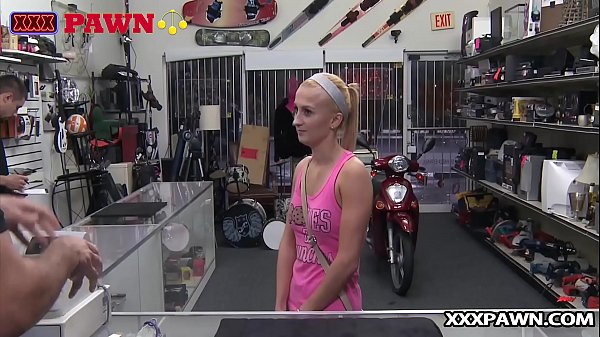 blonde amateur with glasses fucked hard in pawn shop xp